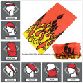 Bandana universel fait sur commande de sports de plein air de moto de motard de style sans couture